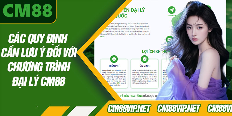 Các Quy Định Cần Lưu Ý Đối Với Chương Trình Đại Lý CM88